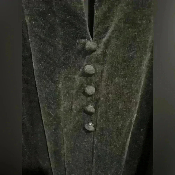 Draper James RSVP Corduroy Black Dress Half Sleeve Keyhole A Line Midi Dress XXL - Picture 12 of 12